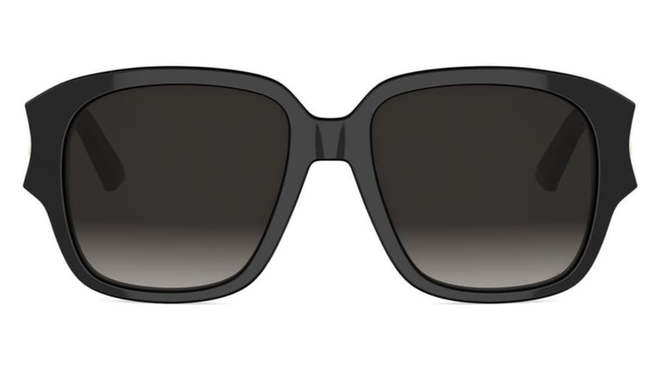 D Black & Gold - Grey Gradient Lenses