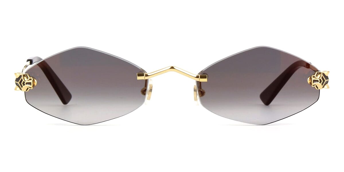 Ct at Eye Gold Sunglasses - Grey Gradient Mirror Lenses