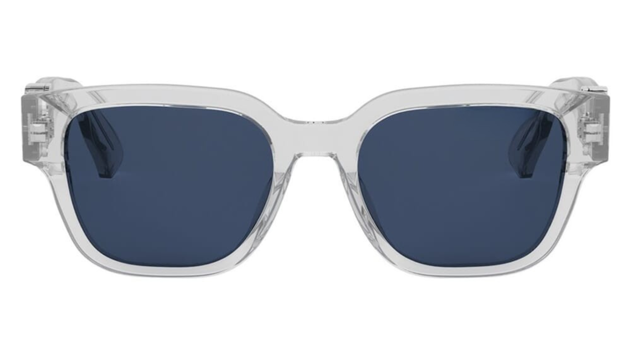 D Crystal Transparent - Blue Lenses